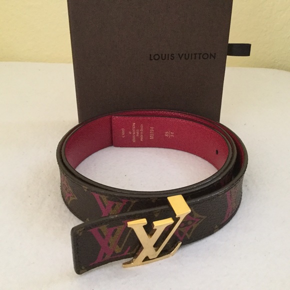 Louis Vuitton Accessories - Rare LouisVuitton Initial Reversible Hipster Belt